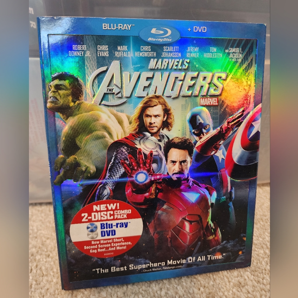 Marvel Avengers Blue-Ray & DVD Combo - Used